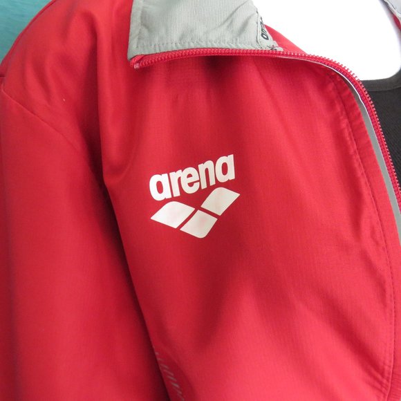 Wind Breaker Swim Jacket Arena Team Line Warm Up Jacket - Unisex - Picture 5 of 15